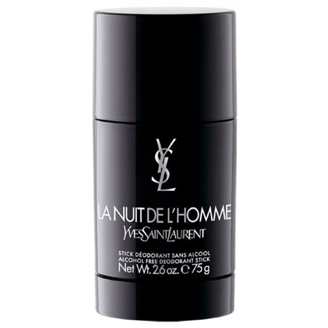 ysl la nuit de l'homme deodorant|Lanuit De L'Homme by Ysl Deodorant Stick 2.6 oz .